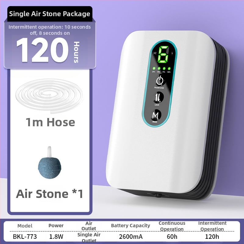 BAKALE naujas USB deguonies pompa deguonies namams, žuvims, automobiliams, aeratoriams, lauko žvejybai, ličio baterija