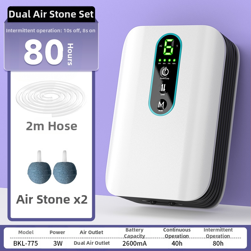 BAKALE naujas USB deguonies pompa deguonies namams, žuvims, automobiliams, aeratoriams, lauko žvejybai, ličio baterija