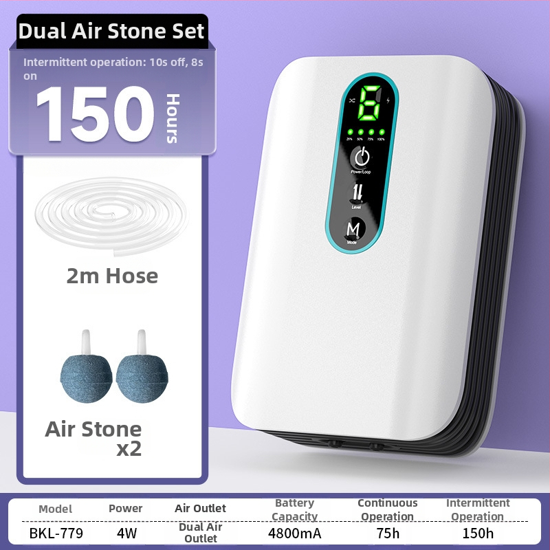 BAKALE naujas USB deguonies pompa deguonies namams, žuvims, automobiliams, aeratoriams, lauko žvejybai, ličio baterija