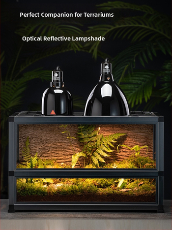 SuperRep mászó kisállat lámpaernyő fényvisszaverő, fokozott UVB numerikus erősségű, napfényszárító háttérvilágítás, mászóhengeres világítódoboz, mély hengeres, forrázásálló