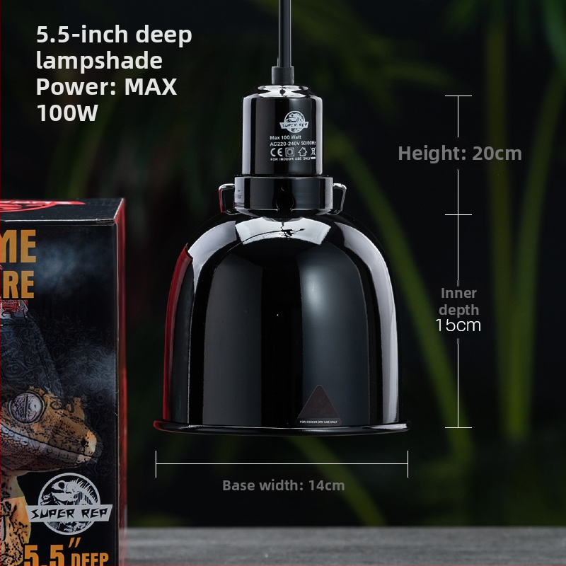 SuperRep mászó kisállat lámpaernyő fényvisszaverő, fokozott UVB numerikus erősségű, napfényszárító háttérvilágítás, mászóhengeres világítódoboz, mély hengeres, forrázásálló