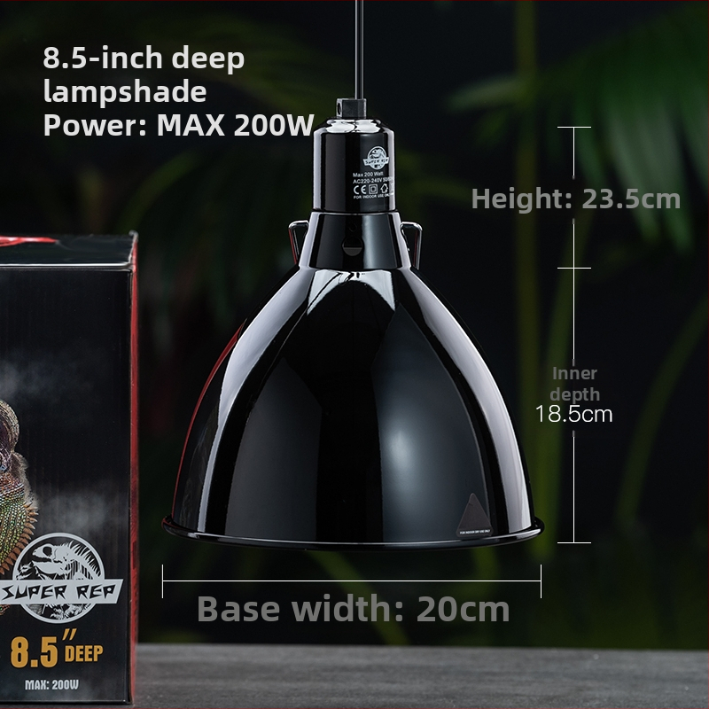 SuperRep mászó kisállat lámpaernyő fényvisszaverő, fokozott UVB numerikus erősségű, napfényszárító háttérvilágítás, mászóhengeres világítódoboz, mély hengeres, forrázásálló