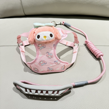 Νέο γιλέκο με λουρί για σκύλους, μικρό και μεσαίο μέγεθος, με ρύθμιση αλυσίδας