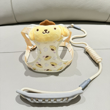 Νέο γιλέκο με λουρί για σκύλους, μικρό και μεσαίο μέγεθος, με ρύθμιση αλυσίδας