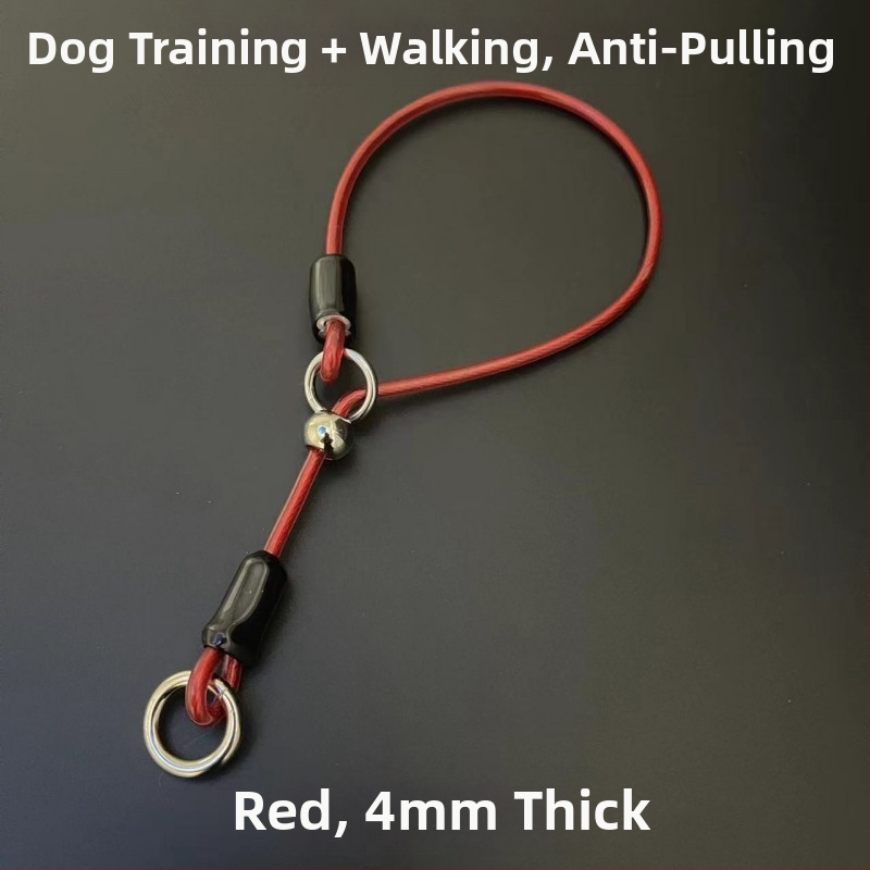 Robbanásbiztos láncos kutyanyakörv, nagy, közepes és kis méretű kutyanyakörv, kutyasétáltató kiképző kutyanyakörv, szakadásgátló kötél