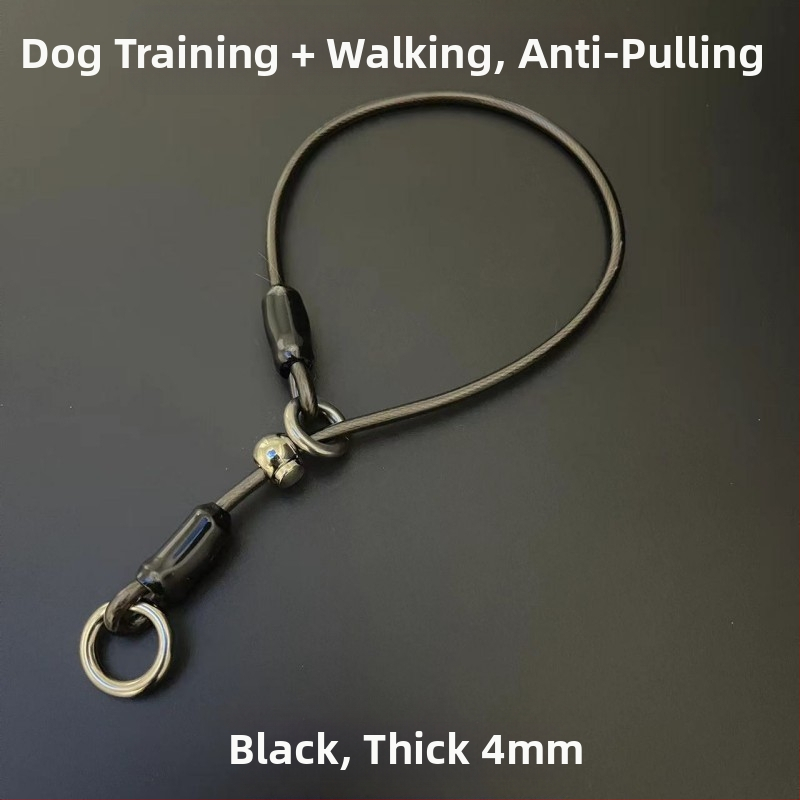 Robbanásbiztos láncos kutyanyakörv, nagy, közepes és kis méretű kutyanyakörv, kutyasétáltató kiképző kutyanyakörv, szakadásgátló kötél