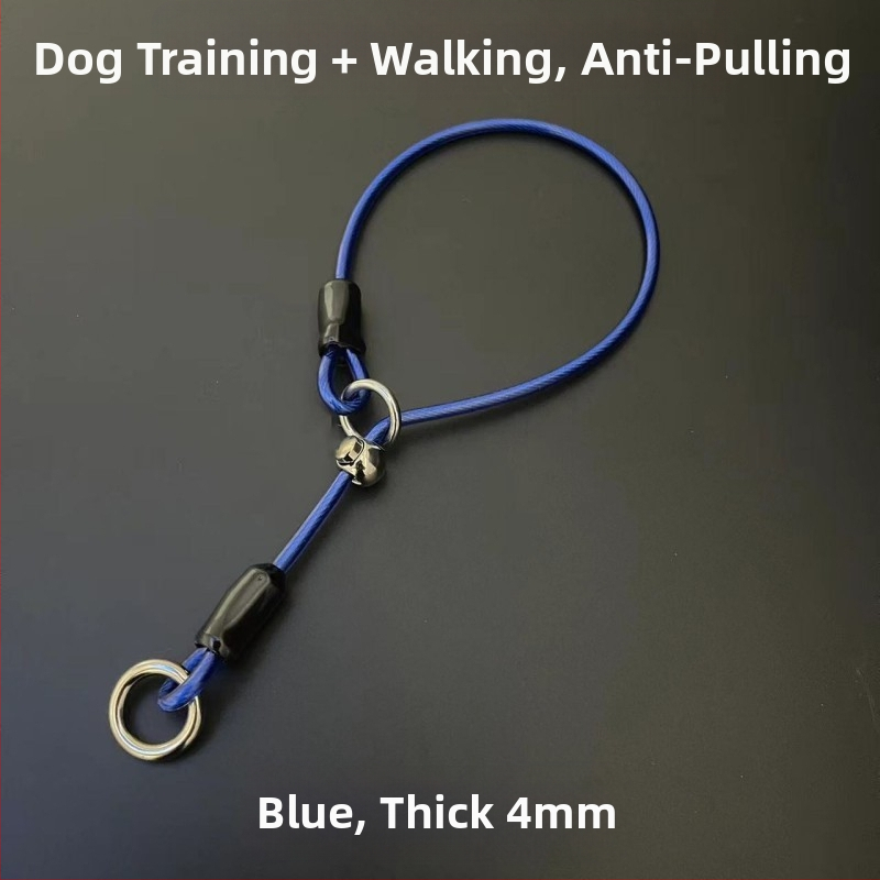 Robbanásbiztos láncos kutyanyakörv, nagy, közepes és kis méretű kutyanyakörv, kutyasétáltató kiképző kutyanyakörv, szakadásgátló kötél