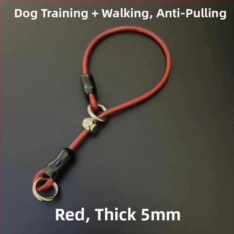 Robbanásbiztos láncos kutyanyakörv, nagy, közepes és kis méretű kutyanyakörv, kutyasétáltató kiképző kutyanyakörv, szakadásgátló kötél