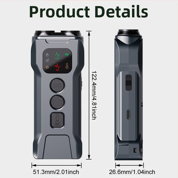 Ultragarsinis lojimo atbaidymo prietaisas, skirtas naudoti pasienyje, specialus dvigalvis šunų atbaidymo prietaisas, nešiojamas šunų dresavimo prietaisas, lojimo atbaidymo prietaisas