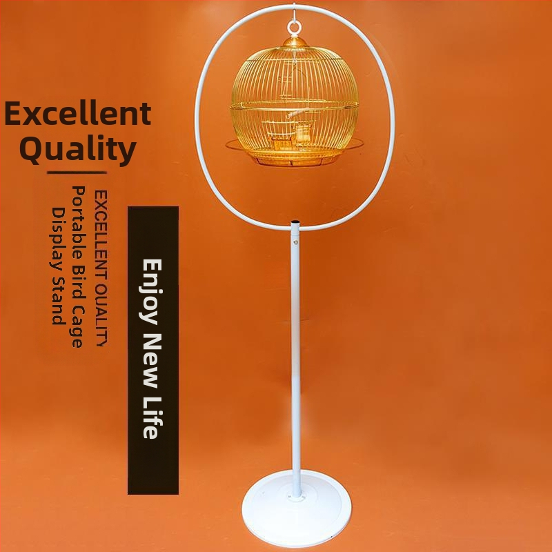 Kerek fekete főnix tigrisbőr madár bazsarózsa gyöngy fémkalitka dekoratív díszkalitka kis tenyészpapagájkalitka madárkalitka Zb