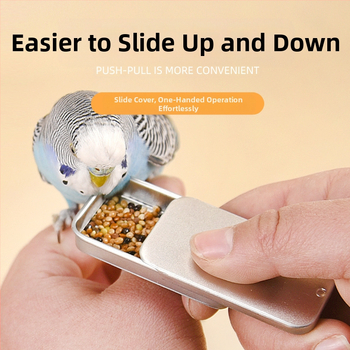 Ειδική χρήση για εκπαίδευση παπαγάλων, κουτί φαγητού push-pull, δέρμα τίγρης, παιωνία, εκπαιδευτική γλάστρα Xuanfeng, φορητό κουτί φαγητού Big Brother, προμήθειες πουλιών