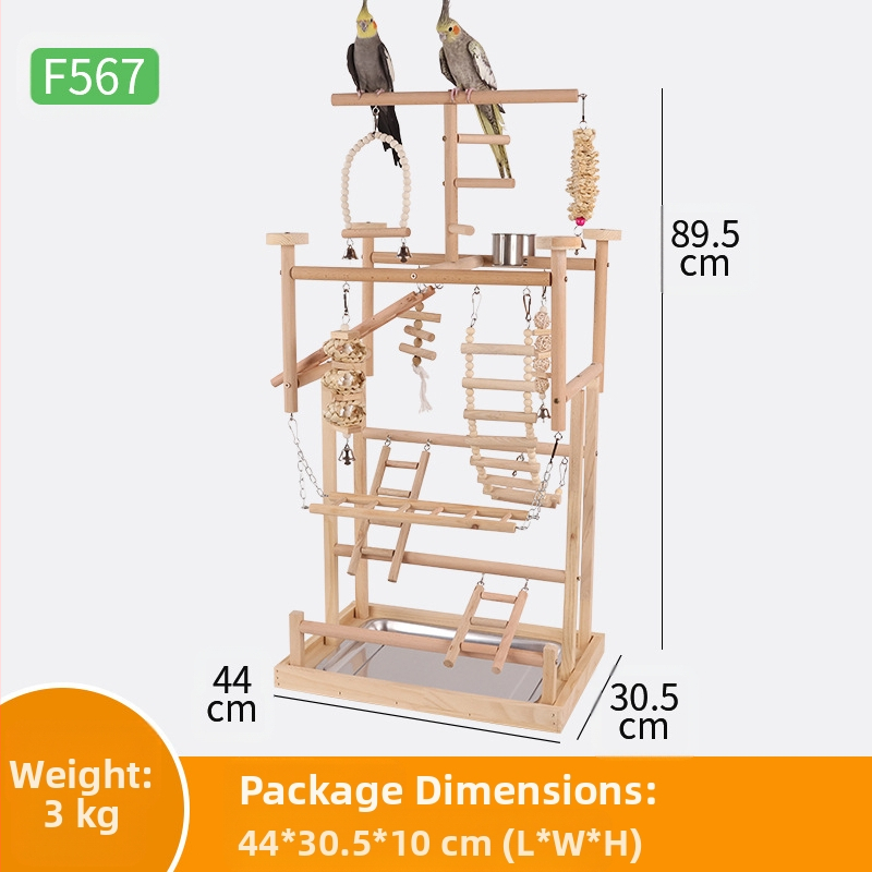 Papagoi suur mängualus, papagoi treeningalus, mänguväljaku alus, ronimisredel, kiik, linnumänguasi