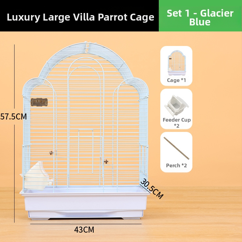 Xuanfeng tigrisbőr papagájkalitka madárkalitka Zihao Hua nagyméretű Villa nyolc GE ketrec nagy pünkösdi rózsa testvér tenyészketrec