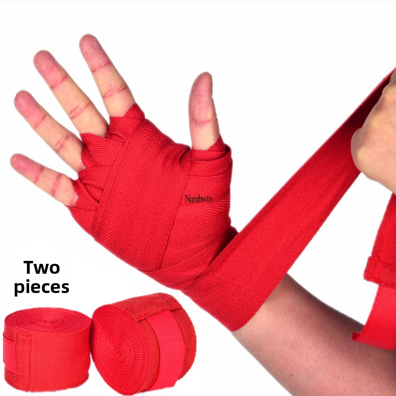 Фабрика на едро 3 м микроеластична едноцветна боксова превръзка памучна борба Муай Тай Санда лента за ръка трансгранична