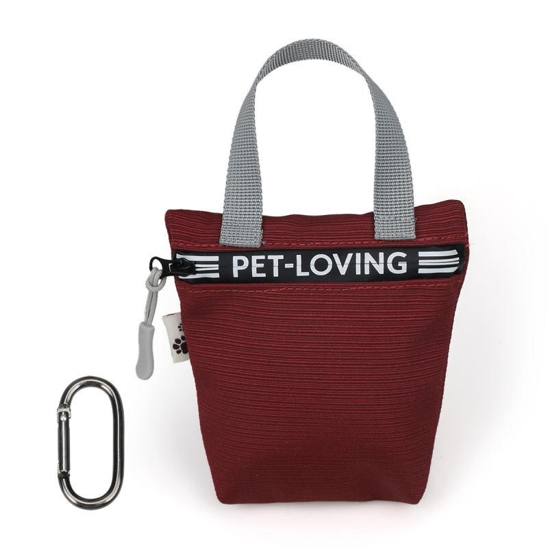 Piiriülene lemmikloomade suupistekott, koertele mõeldud prügikott, käekott, söötmiskoolituskott, kaasaskantav lemmikloomade suupistekott