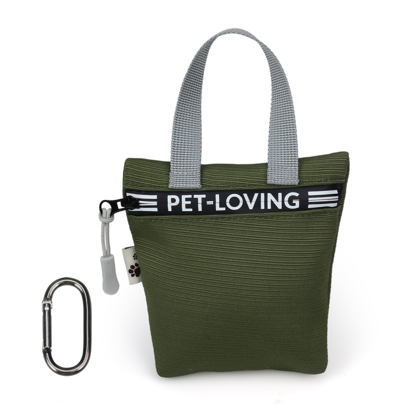 Piiriülene lemmikloomade suupistekott, koertele mõeldud prügikott, käekott, söötmiskoolituskott, kaasaskantav lemmikloomade suupistekott