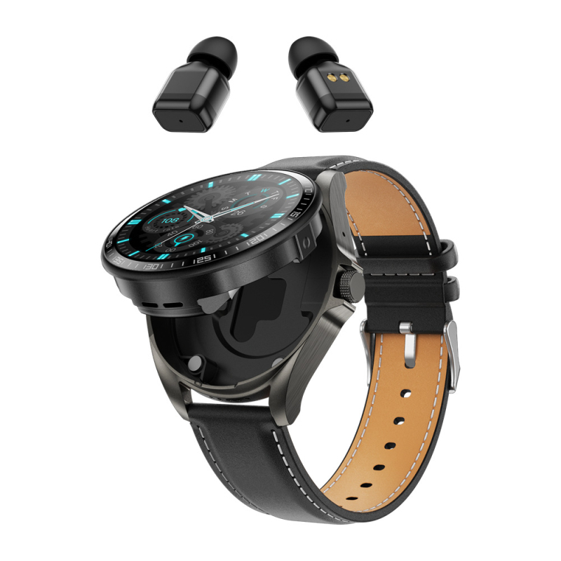 F36 okosóra TWS headset 2 az 1-ben pulzusmérő vérnyomásmérő alvásmonitor zenehívás sportóra