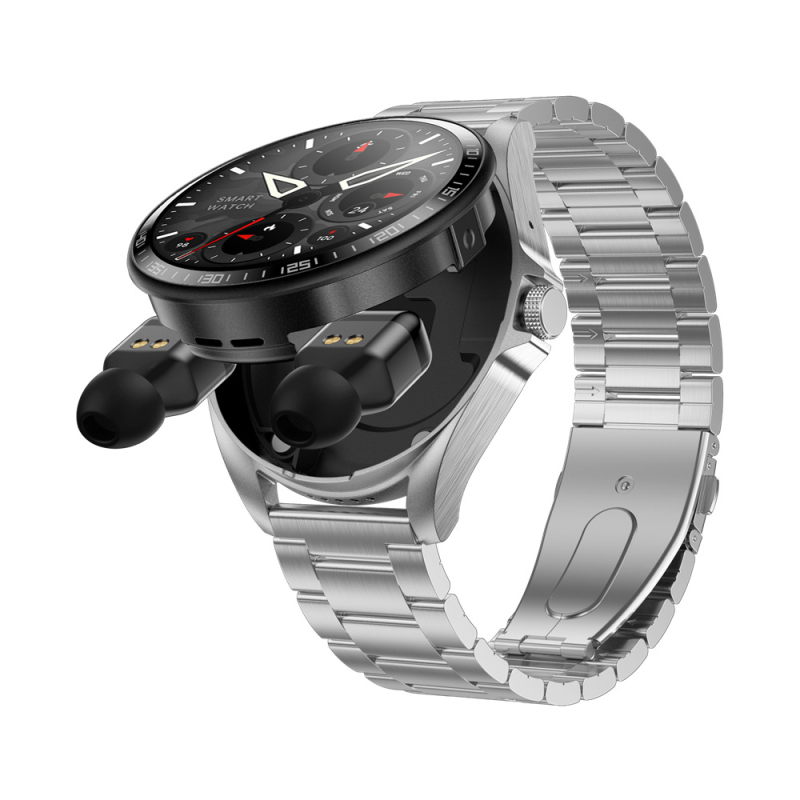 F36 okosóra TWS headset 2 az 1-ben pulzusmérő vérnyomásmérő alvásmonitor zenehívás sportóra