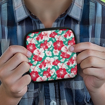 Cross-Border Pdd női pénztárca, gomba alakú, sokoldalú, hordozható kártyatartó, akasztóval, kirándulásokhoz, képnyomtatással