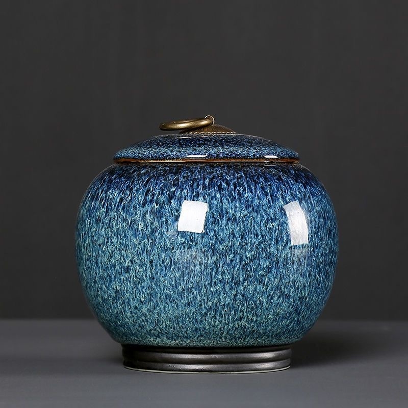 Tianmu glasuurahju vahetamine keraamilised teekannud keskmised poole Jin pakkimine suletud mahuti tühi tee kinkekarp pakend riidest kott