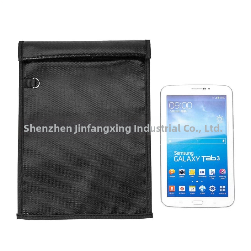 RFID aukštos temperatūros ugniai atsparus signalo ekranavimo maišelis planšetei, automobilio raktui, ugniai atsparus signalo ekranavimo maišelis, ugniai atsparus maišelis