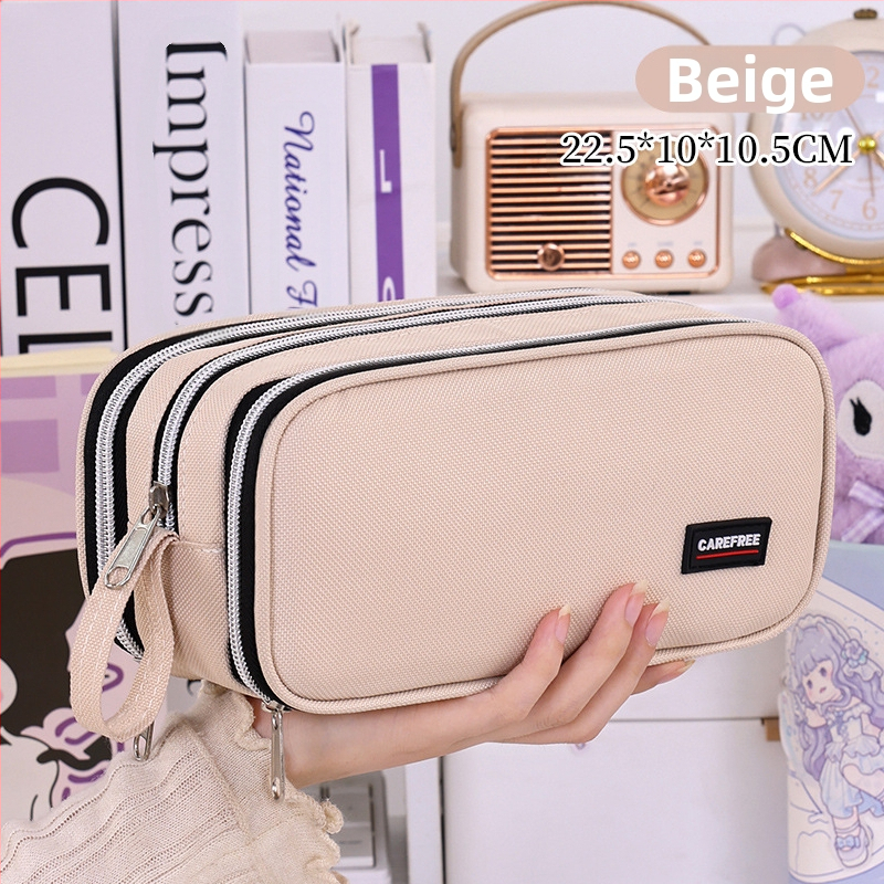 Uus mitmekihiline suure mahutavusega ja uhke pinal koolihooaja alguseks, põhikooli ja algkooli tüdrukute kirjatarvete karp, plekikindel pinal