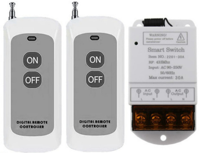 Tarpvalstybinių sprogimų nuotolinio valdymo jungiklis 110V 220V universalus didelės galios belaidis nuotolinio valdymo jungiklis vandens siurblio nuotolinio valdymo jungiklis