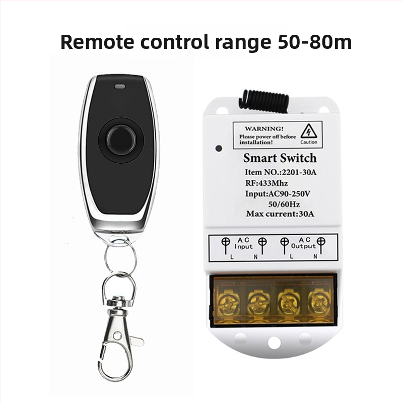 Tarpvalstybinių sprogimų nuotolinio valdymo jungiklis 110V 220V universalus didelės galios belaidis nuotolinio valdymo jungiklis vandens siurblio nuotolinio valdymo jungiklis