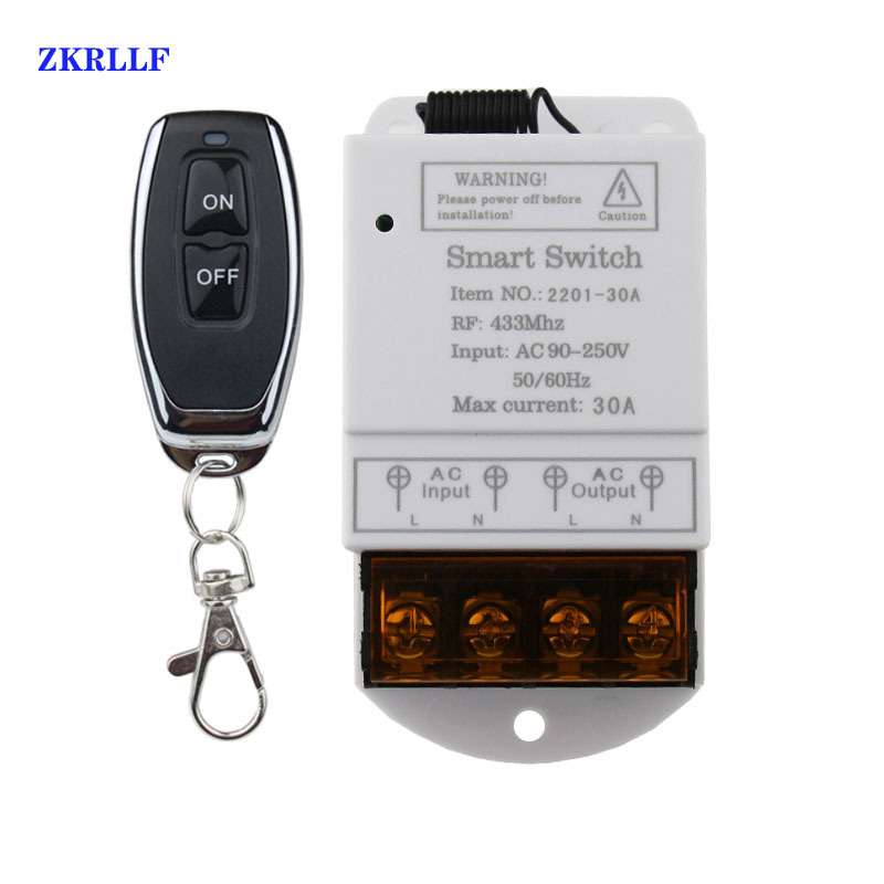 Tarpvalstybinių sprogimų nuotolinio valdymo jungiklis 110V 220V universalus didelės galios belaidis nuotolinio valdymo jungiklis vandens siurblio nuotolinio valdymo jungiklis