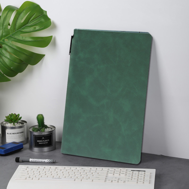 Laste Doodle`i kirjutusplokk, mustandiraamat, kokkupandav nahktahvliga märkmik, kontoritöö märkmik, kahepoolne kirjutamine