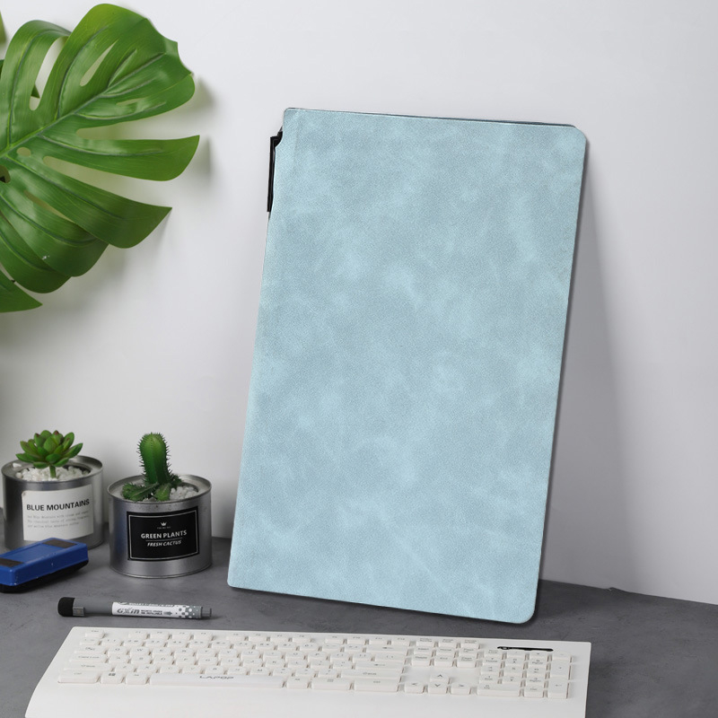 Laste Doodle`i kirjutusplokk, mustandiraamat, kokkupandav nahktahvliga märkmik, kontoritöö märkmik, kahepoolne kirjutamine