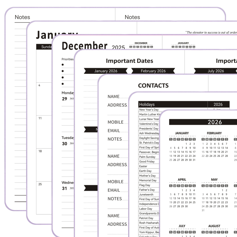 na zalihi 2026 Engleski tjedni plan Ovaj prekogranični dan Ovaj 24 Otvoreni Amazon TJEDNI PLANER Veleprodaja