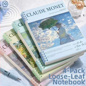 Õlimaal Kuulus maalimine Lahtised lehed raamat b5 Eemaldatav märkmik Kõrge värviväärtus Ilma spiraali näitamiseta Ringraamat Õpilase märkmik