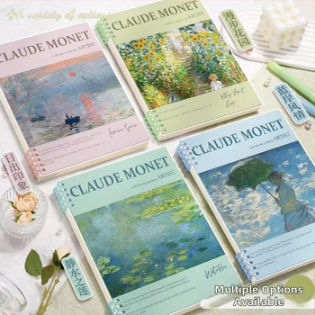 Õlimaal Kuulus maalimine Lahtised lehed raamat b5 Eemaldatav märkmik Kõrge värviväärtus Ilma spiraali näitamiseta Ringraamat Õpilase märkmik