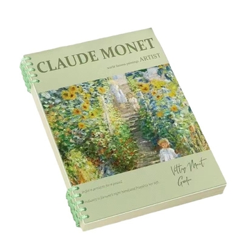 Õlimaal Kuulus maalimine Lahtised lehed raamat b5 Eemaldatav märkmik Kõrge värviväärtus Ilma spiraali näitamiseta Ringraamat Õpilase märkmik