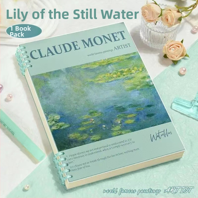 Õlimaal Kuulus maalimine Lahtised lehed raamat b5 Eemaldatav märkmik Kõrge värviväärtus Ilma spiraali näitamiseta Ringraamat Õpilase märkmik