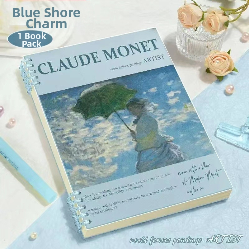 Õlimaal Kuulus maalimine Lahtised lehed raamat b5 Eemaldatav märkmik Kõrge värviväärtus Ilma spiraali näitamiseta Ringraamat Õpilase märkmik