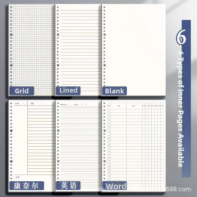 Õlimaal Kuulus maalimine Lahtised lehed raamat b5 Eemaldatav märkmik Kõrge värviväärtus Ilma spiraali näitamiseta Ringraamat Õpilase märkmik