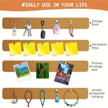 [Трансгранично] дълги коркови ленти, безрамкови коркови дъски, самозалепващи коркови ленти, табла за обяви