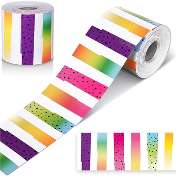 Tekercselt táblára való hirdetőtábla szegélymatricák, kézzel készített, dekoratív öntapadós matricák