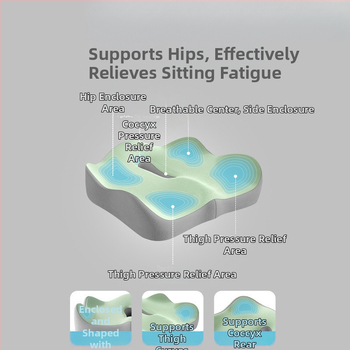 Kontoritooli nimmetoe padi pikaajaliseks istumiseks, väsimusvastane vöökoha padi, õpilastooli padi, mängutooli istmepadi, tuharate padi