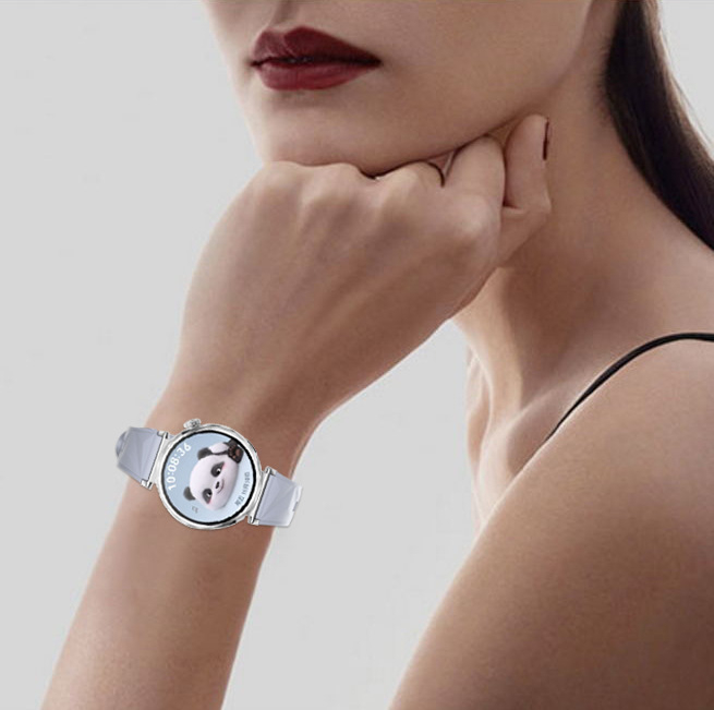 Alkalmas Huawei Gt5 gleccser mintás szíj Huaweiwatchgt4 okos szilikon bőrbarát 2018 mm-es csuklódivatos