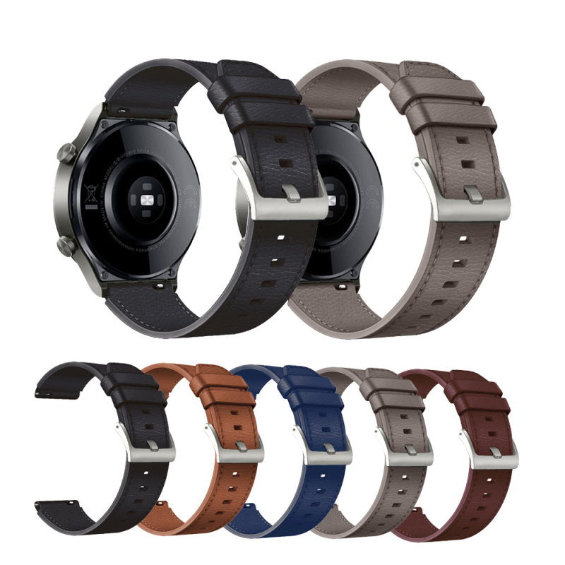 Подходящ за Huawei Watch Gt5/4 46 мм кожена каишка за часовник Huawei Watch4 Pro кожена каишка 22 мм