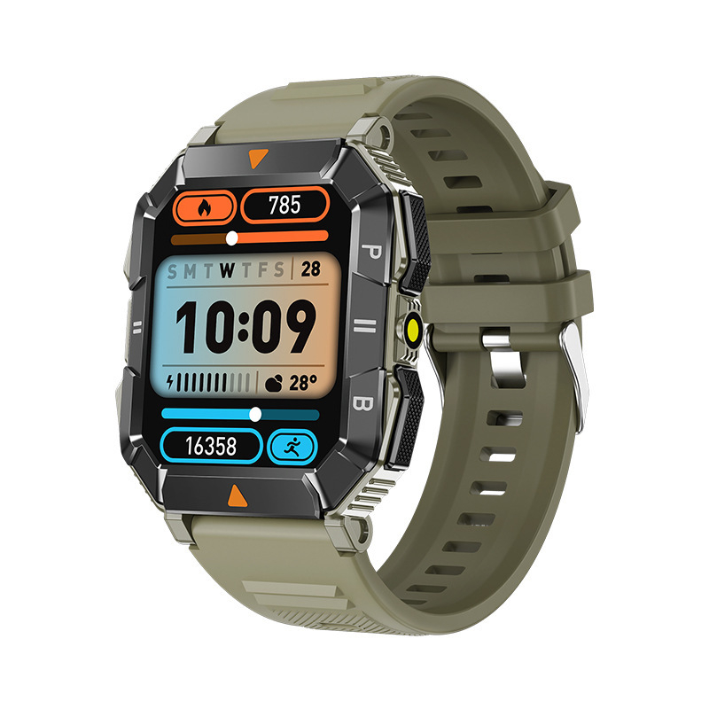 Új YK03 okosóra Bluetooth hívás zseblámpával, egészségfigyelővel, több sporttal járó okosóra