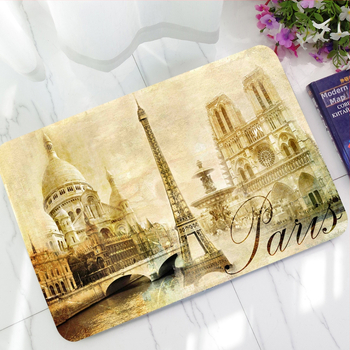 Oro pagalvės retro atspaudas, karvės odos navigacijos žemėlapio tyrimas, neslystantis kilimėlis grindų kilimėliui, patrinti žemę, pėdų kilimėlis nejuda, 360 g