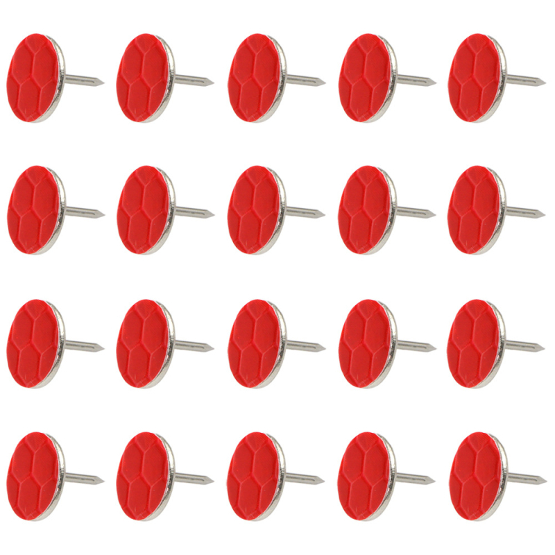 50 100 200 viievärvilist helkurnõela lameda peaga nööpnõela välistingimustes kasutatavad märgistusnööpnõelad öised liiklusmärgid