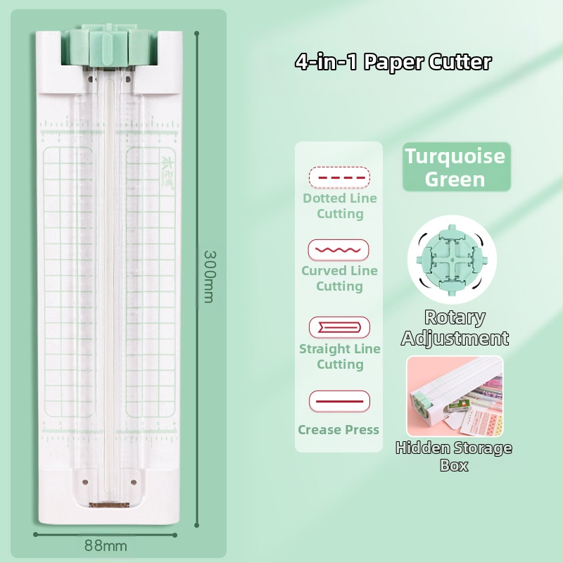 Резачка за хартия „Четири в едно“, Инструмент за рязане на хартия, Експерт по рязане на хартия, Машина за рязане на хартия, Резачка за хартия, Инструмент за рязане, Креативен подарък