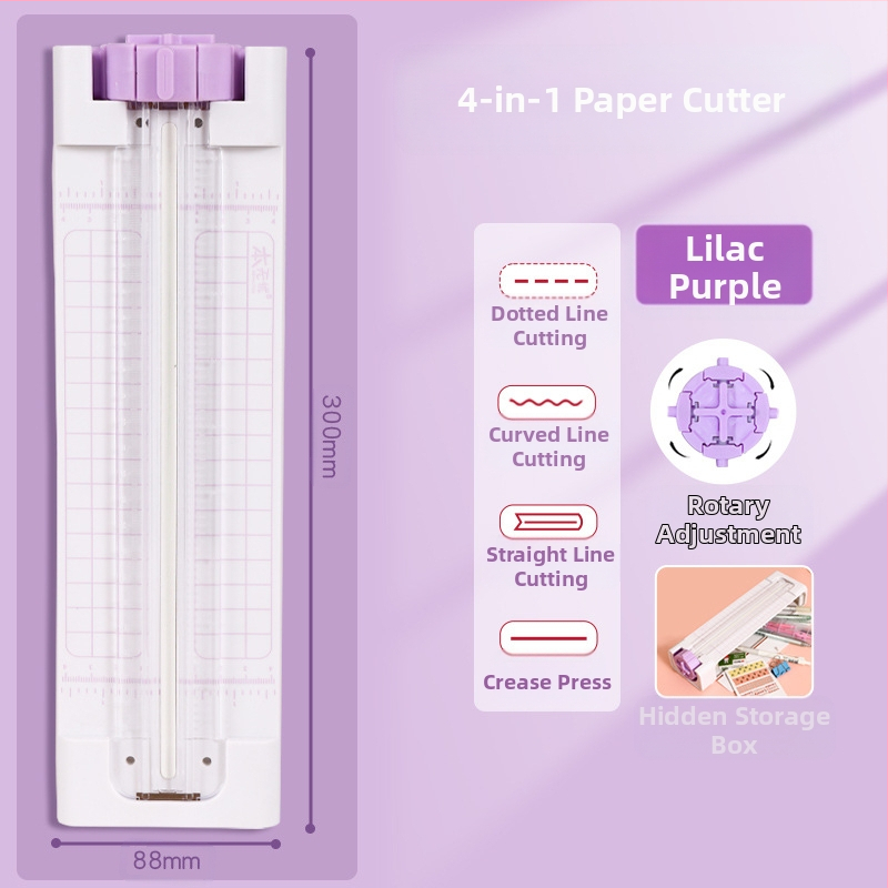Резачка за хартия „Четири в едно“, Инструмент за рязане на хартия, Експерт по рязане на хартия, Машина за рязане на хартия, Резачка за хартия, Инструмент за рязане, Креативен подарък