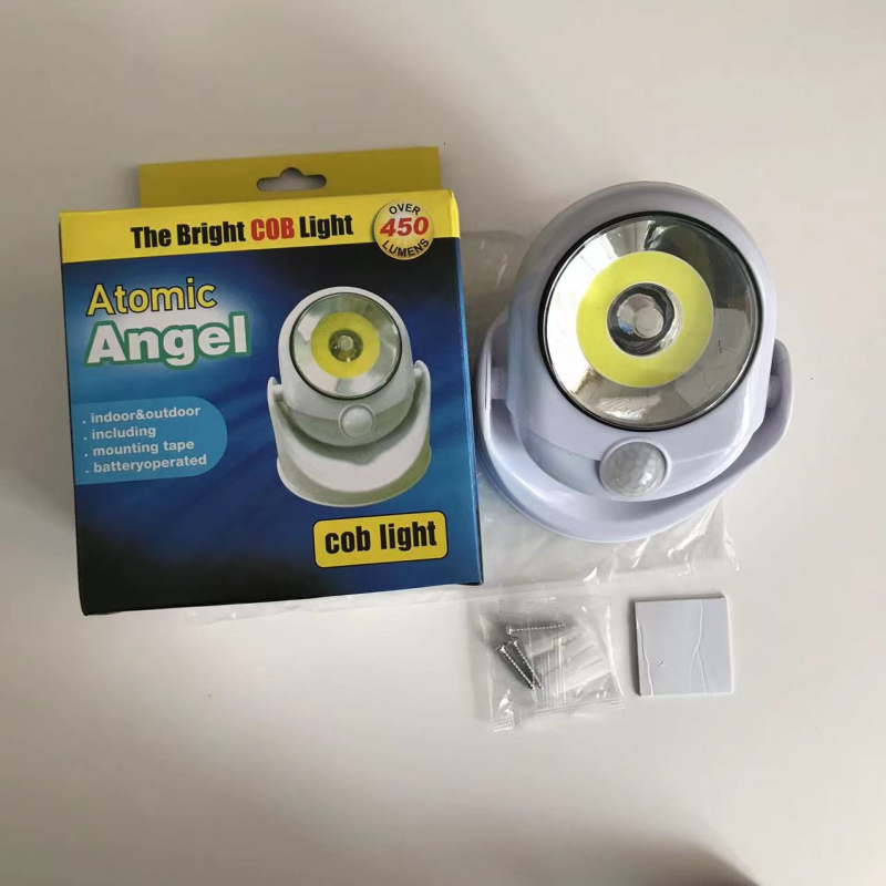 Δημοφιλές νυχτερινό φως 360 μοιρών περιστρεφόμενο φως διαδρόμου φως νυχτός διάδρομος φως αισθητήρα ανθρώπινου σώματος φως τοίχου με μαγνητικό