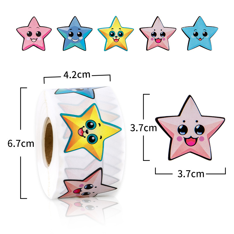 Kreatív Tűzfesték Sorozat Tekercscímke Öntapadós Címke Matrica Anyák Napja Húsvéti Szerelem Pecsét Matrica